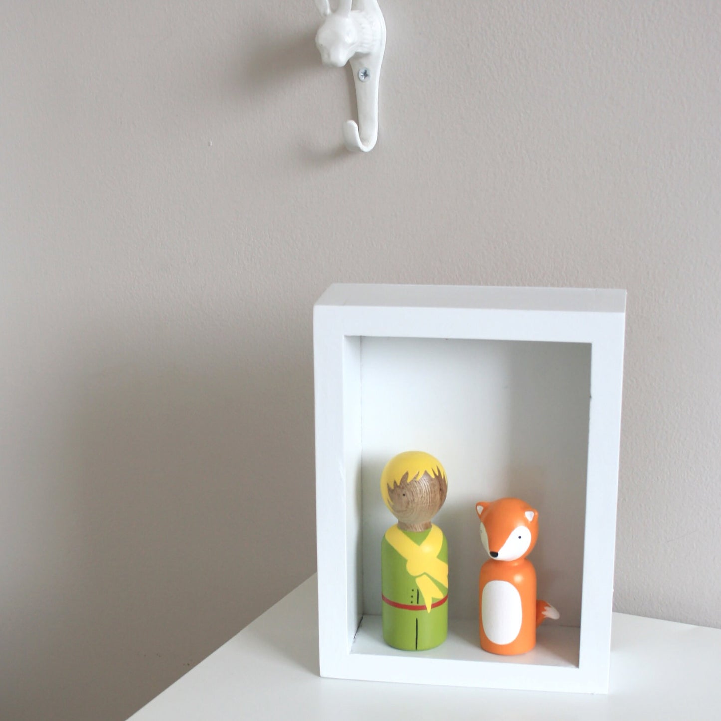 Little Prince wooden peg doll set, Montessori toys