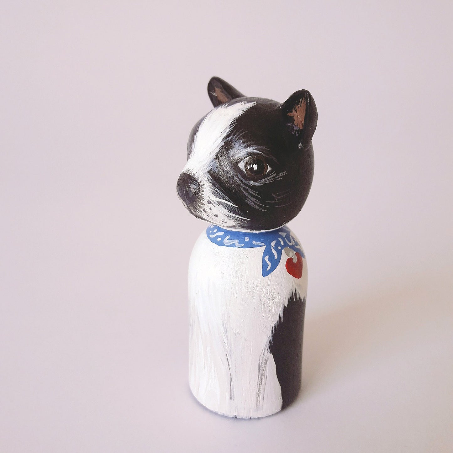Custom Dog Wooden Peg Doll