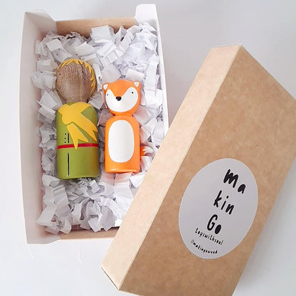 Little Prince wooden peg doll set, Montessori toys