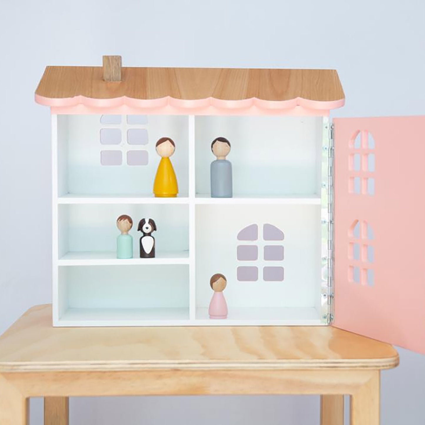 Dollhouse Family Set, Peg people set