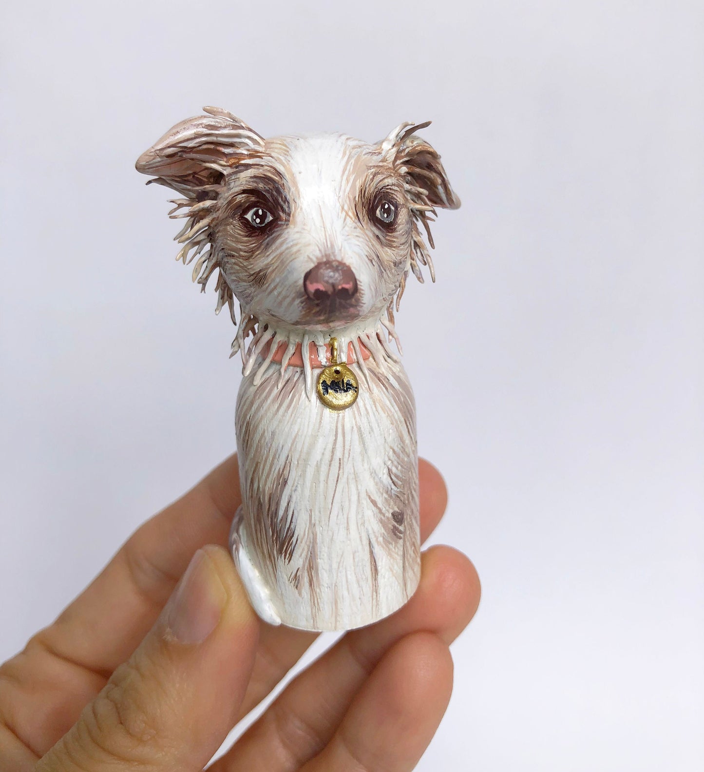 Custom Pet Portrait Doll, Personalized Gift for Dog Mom