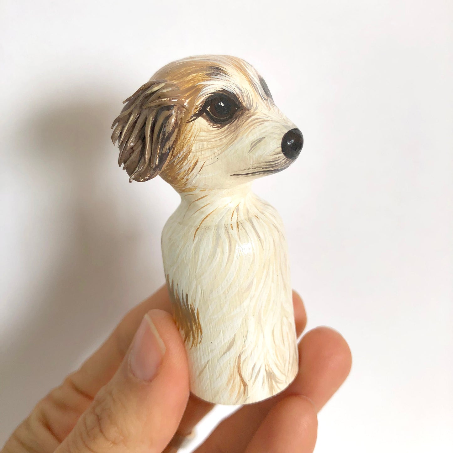 Custom Pet Portrait Doll, Personalized Gift for Dog Mom