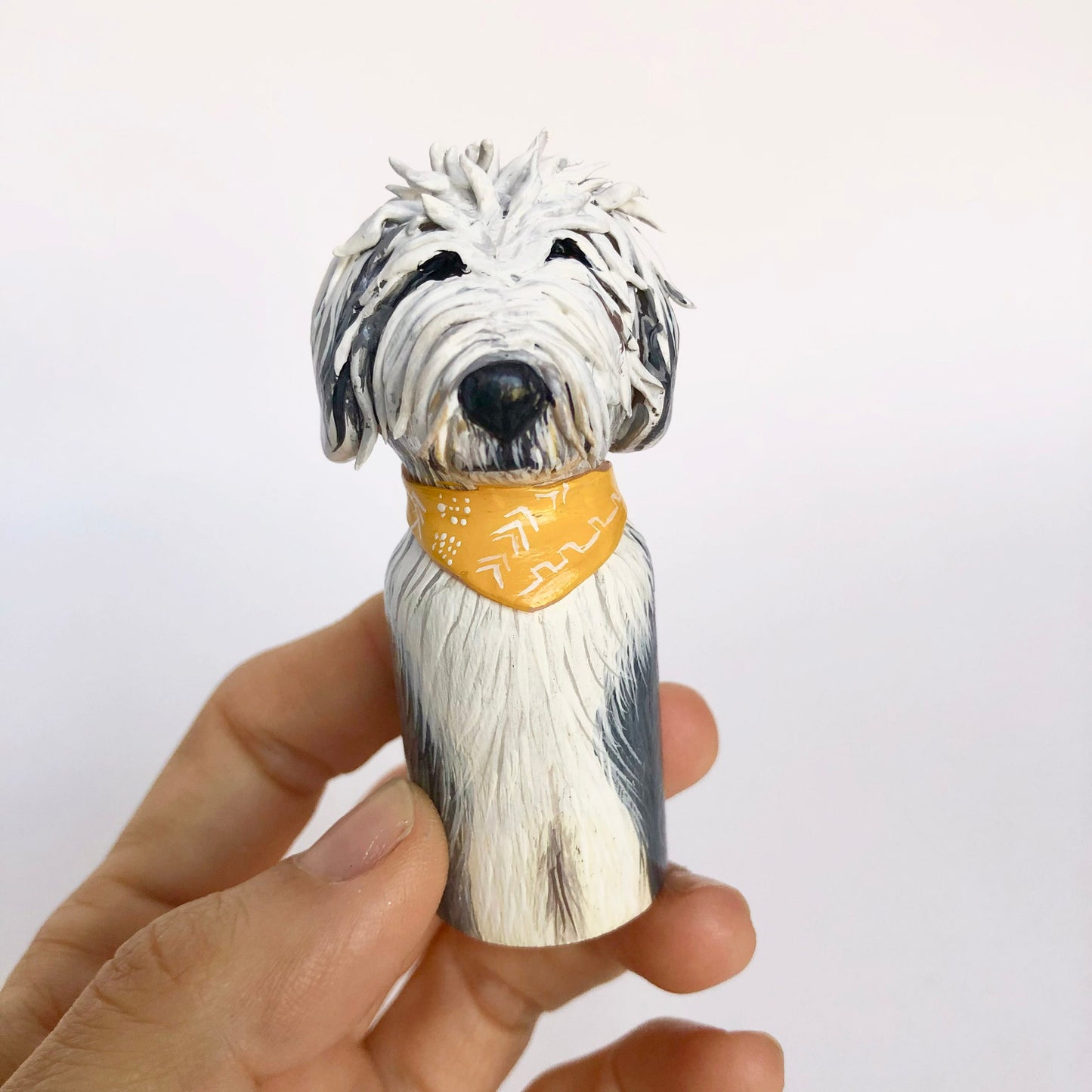 Custom Pet Portrait Doll, Personalized Gift for Dog Mom
