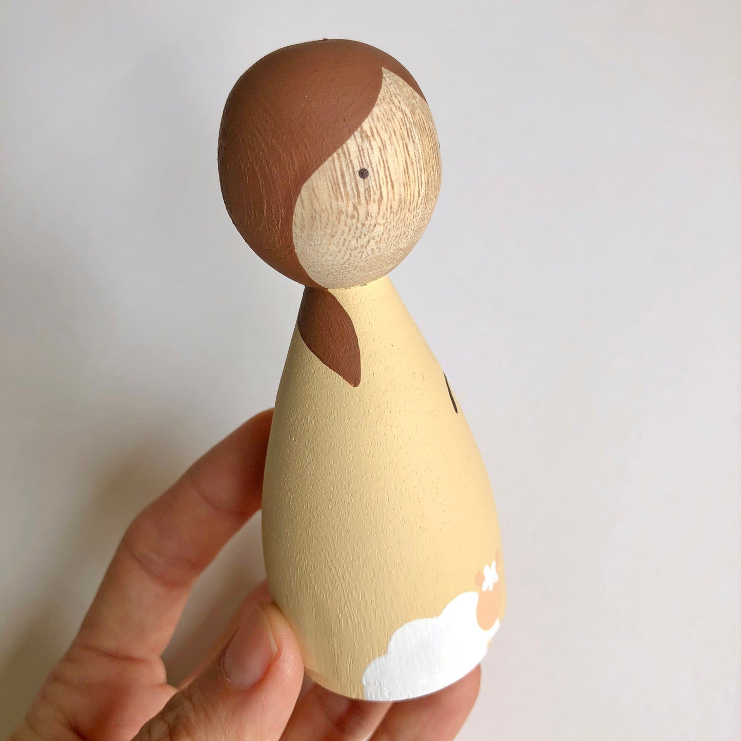 Shepherdess Wooden Doll