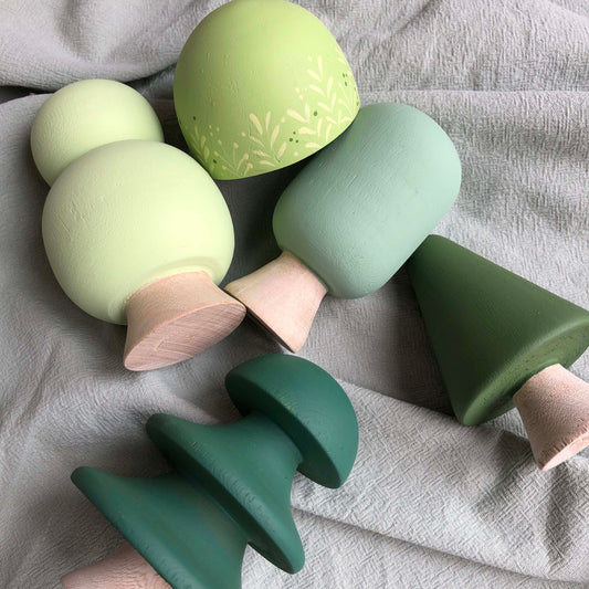 Wooden Tree Play Set for Children