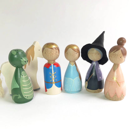 Wooden Fairy Tale Set for Toddlers - Storytelling Toys for Kids