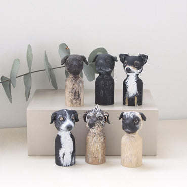Custom Dog Wooden Peg Doll